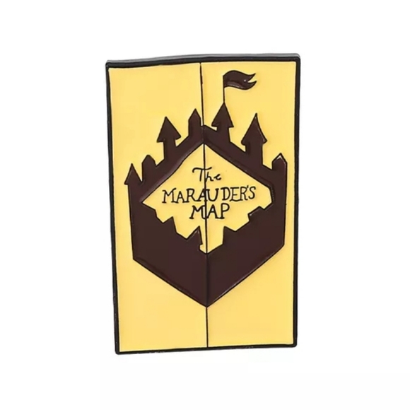 Harry Potter The Marauder's Map Enamel Pin - Picture 1 of 2